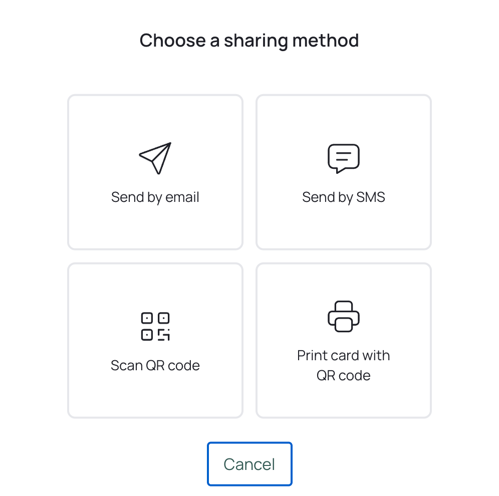 Sharing methods